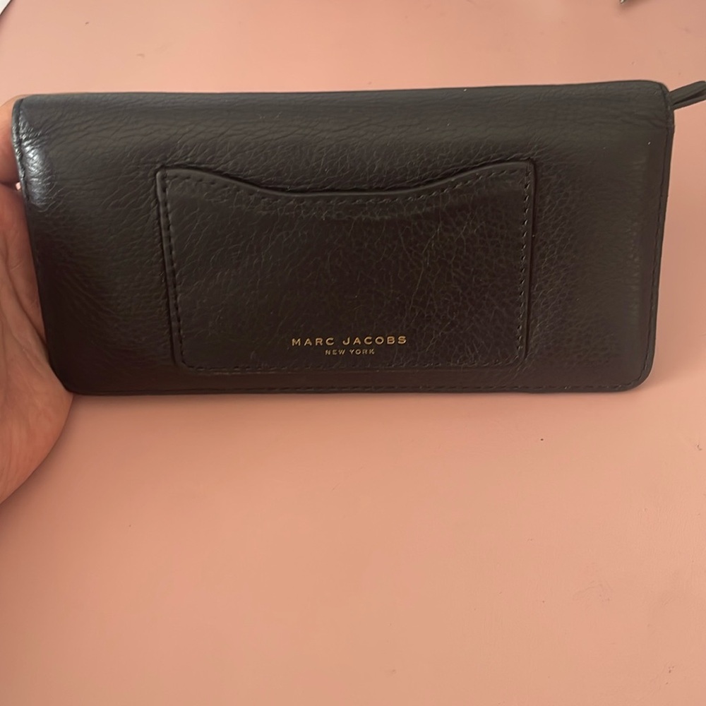 Marc Jacobs Black Leather Wallet
